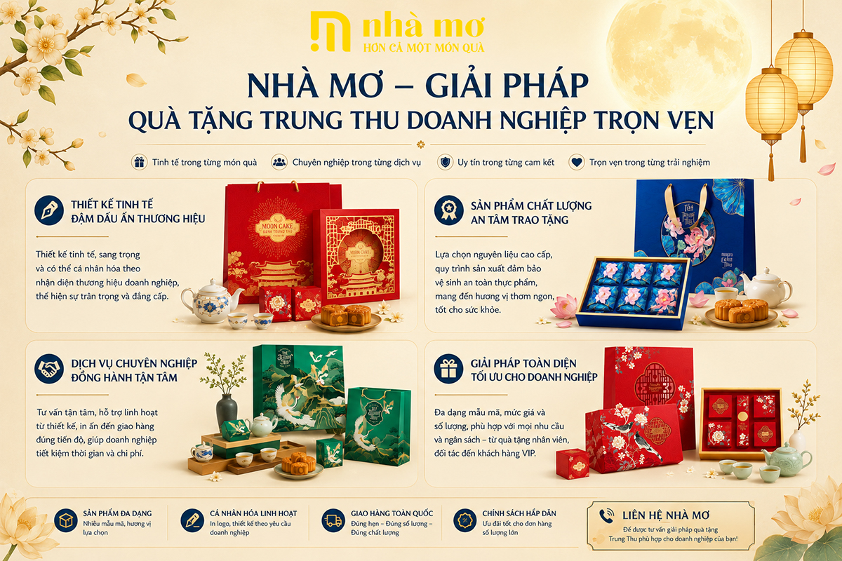 Nhà Mơ Giải Pháp Quà Tặng Trung Thu Doanh Nghiệp Trọn Vẹn