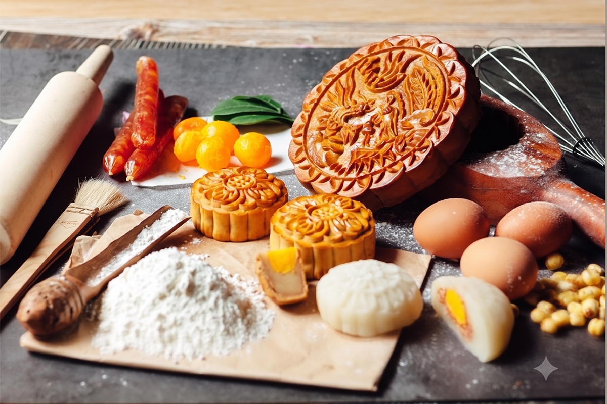 bánh trung thu nhân hạt hiện đại tốt cho sức khoẻ
