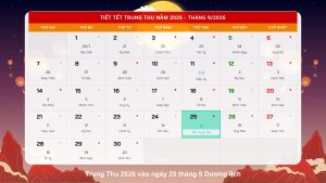 Trung Thu 2026 là ngày nào